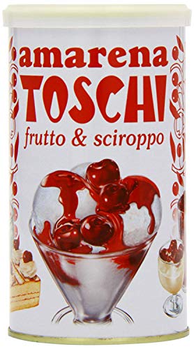 Toschi Amarena Cherries Tin 400 g (Pack of 2)