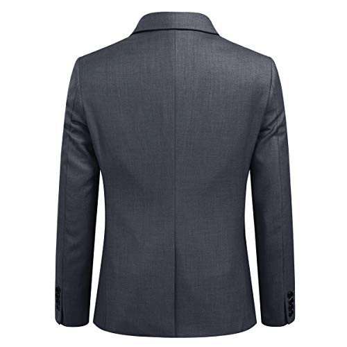 Trajes para Hombre 3 Piezas Slim Fit Boda Esmoquin Formal Un botón Cerrar Blazers Chaqueta Chaleco Pantalones