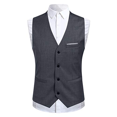 Trajes para Hombre 3 Piezas Slim Fit Boda Esmoquin Formal Un botón Cerrar Blazers Chaqueta Chaleco Pantalones