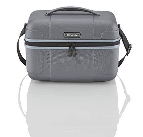 Travelite Vanity/Trousse de toilette "Vector" anthracite Neceser viaje, 36 cm, 20 liters, Gris (Antracita)