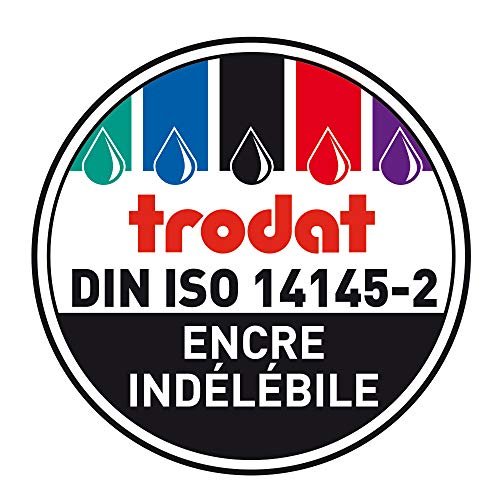 Trodat - Lote de tintas para recambio del sello 6/4911 (3 unidades), color negro