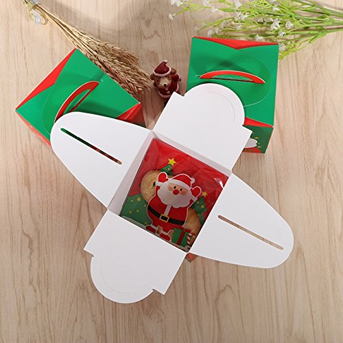 Tutoy Navidad 2017 Papá Noel Caja De Regalo De Papel Candy Box Party Navidad Stocking Joyería Caja De Embalaje