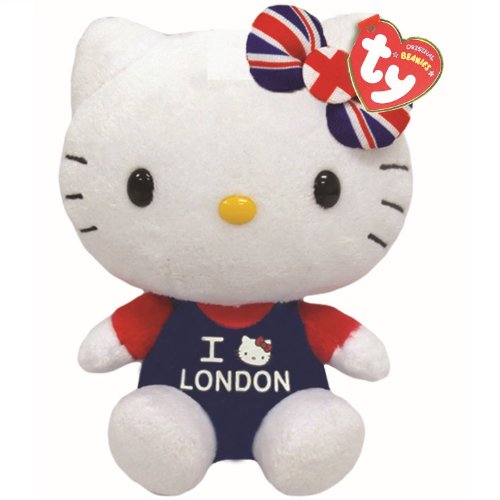 TY Beanie Babies Hello Kitty I Love London