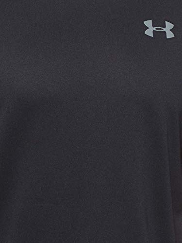 Under Armour Tech 2.0. Camiseta masculina, camiseta transpirable, ancha camiseta para gimnasio de manga corta y secado rápido, Black/Graphite (001), LG