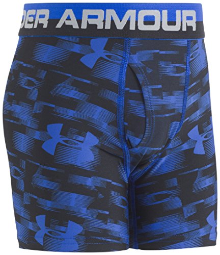 Under Armour Under Armour Big Boys '2 Pack Performance Boxer Briefs, Ultra Blue / Black, YXS