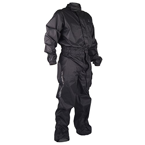 V Quattro Design Traje impermeable de motorista para hombre, color negro, XL