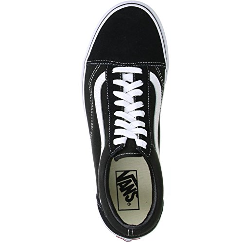 Vans Old Skool, Zapatillas Unisex Adulto, Negro (Black/White), 42.5