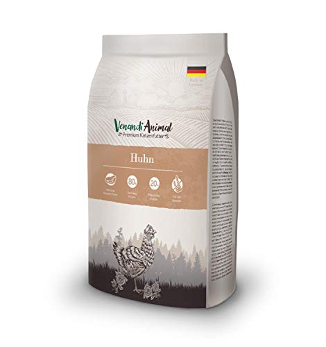 Venandi Animal - pienso seco para Gatos - Pollo como pienso seco - Completamente Libre de Cereales - 1,5 kg