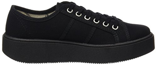 Victoria Basket Lona Piso Negro, Zapatillas Unisex Adulto, Negro, 37