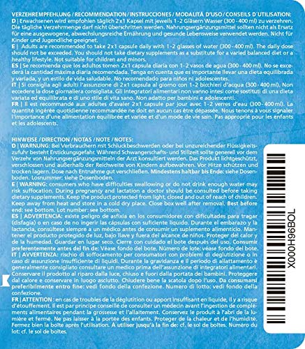 Vitamaze® MSM Capsulas con Vitamina C, 360 Capsulas durante 6 Meses, 1334 mg de Dosis Diaria de Micronizado Azufre Polvo Organico, 99,9% de Metilsulfonilmetano Puro, Suplemento de calidad de Alemania