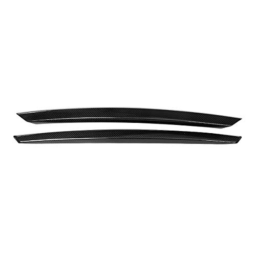 Viviance Fibra De Carbono Trasero Tronco Placa Coche Moldura Trim Strip Cover para Infini-ti Q50 2014-2017