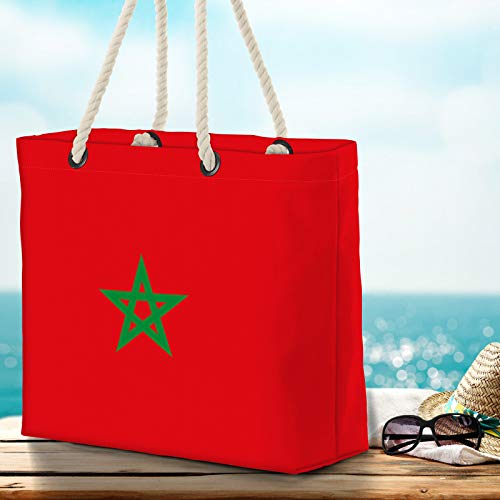 VOID Bolso de Playa XXL Bolsa Shopper Marruecos Marroquíes 58 x 38 x 16 cm 23 l Beach Bag Morocco Moroccans