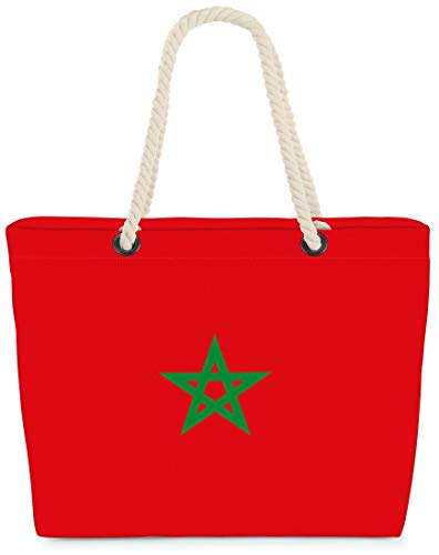 VOID Bolso de Playa XXL Bolsa Shopper Marruecos Marroquíes 58 x 38 x 16 cm 23 l Beach Bag Morocco Moroccans