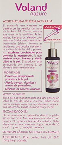 Voland Nature Aceite Puro 100% Rosa Mosqueta - Loción corporal, 30 ml