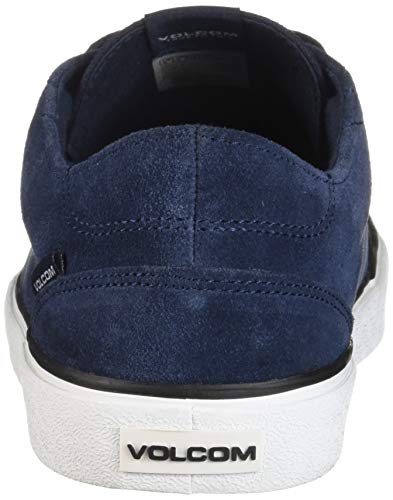 Volcom Leeds Suede Shoe, Zapatillas de Skateboard para Hombre, Azul (Navy Nvy), 39 EU