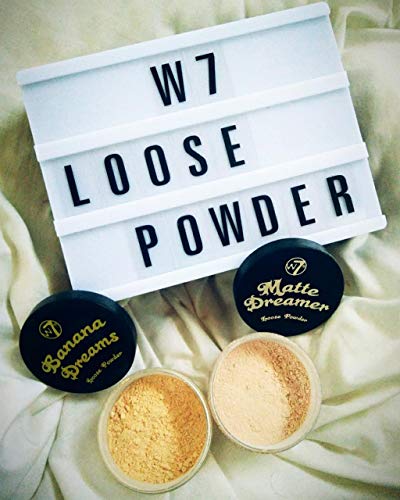 W7 | Face Powder | Banana Dreams Loose Powder | Fine Loose Powder | Perfect For All Skin Types