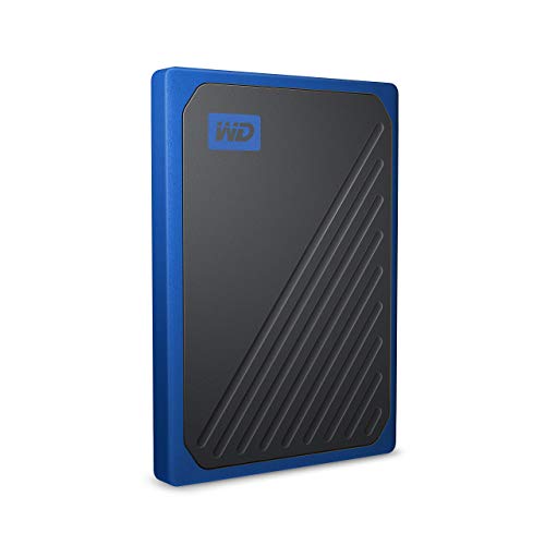 WD My Passport Go 1 TB, disco duro sólido externo - acabado cobalto