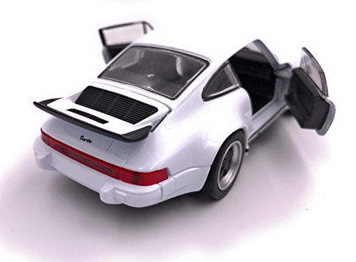 Welly Producto de Licencia de automóvil Modelo Porsche 911 Turbo 930 1975 1: 34-1: 39 Blanco