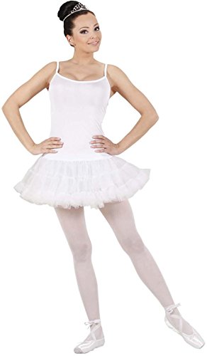 WIDMANN - Disfraz de Prima ballerina para mujeres, color blanco, talla S (76401)