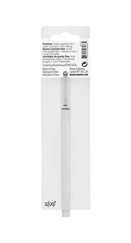 Winsor & Newton Fineliner en Blister, Grosor 0.3, Negro