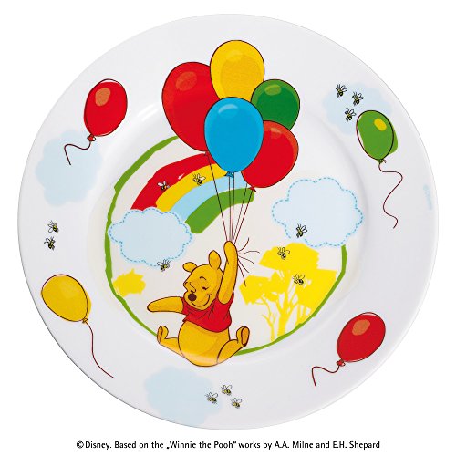 WMF Disney Winnie the Pooh - Vajilla para niños 6 piezas, incluye plato, cuenco y cubertería (tenedor, cuchillo de mesa, cuchara y cuchara pequeña) (WMF Kids infantil)