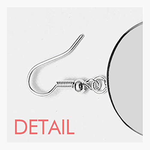 Work Value Devote - Pendientes colgantes de plata para mujer, diseño de gota