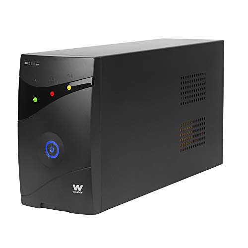 Woxter UPS 650 VA - Sistema de Alimentación Ininterrumpida SAI (650VA/360 watts, Autonomía aprox 8 minutos)