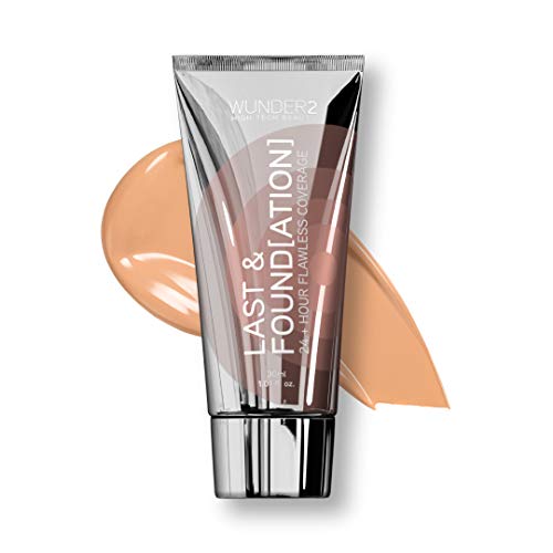 WUNDER2 LAST FOUNDATION Base de Maquillaje Liquida de +24 Horas de Cobertura Impecable Waterproof, Color Nude (LF3)