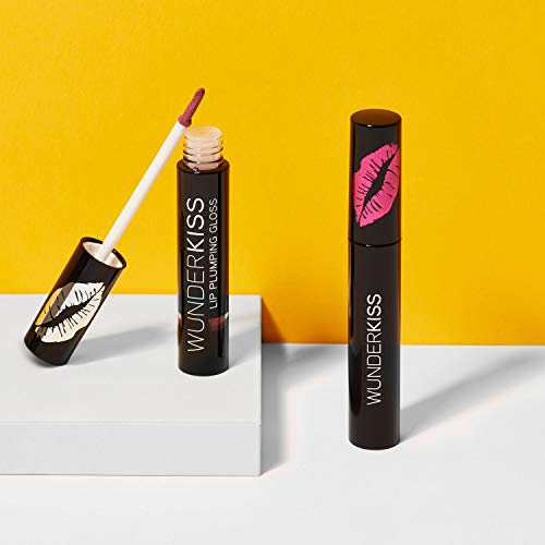 WUNDER2 WUNDERKISS Brillo Voluminizador de Labios con Ácido Hialurónico, Color Clear