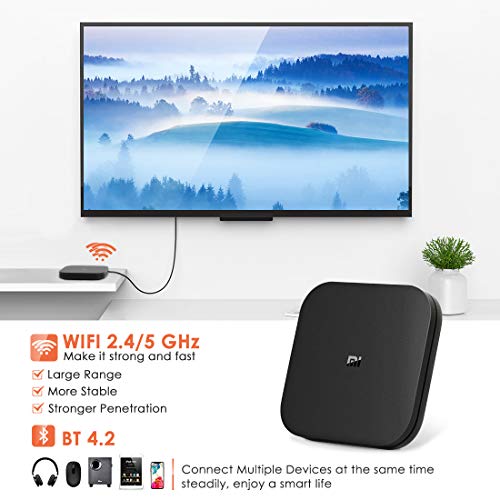 Xiaomi Android TV Box, Mi Box S 4K Ultra HD / DTS / H.265 / Dual WiFi / BT 4.2 / 3D / Sonido Dolby / HDMI, Asistente de Google con Chromecast, Android Set-Top Box