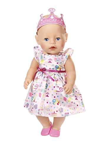 Zapf Baby Born Deluxe Partytime Estuche de Juego de muñeca - Accesorios para muñecas (Estuche de Juego de muñeca, 3 año(s), Multicolor, 43 cm, Chica, 43 cm)