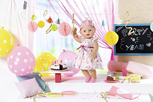 Zapf Baby Born Deluxe Partytime Estuche de Juego de muñeca - Accesorios para muñecas (Estuche de Juego de muñeca, 3 año(s), Multicolor, 43 cm, Chica, 43 cm)