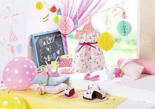 Zapf Baby Born Deluxe Partytime Estuche de Juego de muñeca - Accesorios para muñecas (Estuche de Juego de muñeca, 3 año(s), Multicolor, 43 cm, Chica, 43 cm)