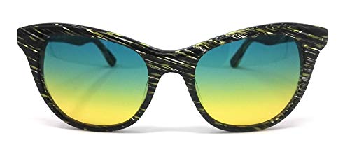 Zen Barcelona - Gafas de sol para mujer Z360, color negro, amarillo y verde, 2 unidades