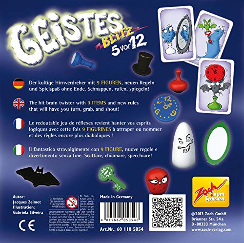 Zoch Geistesblitz 5 VOR 12 - Juego de Tablero (200 x 50 x 200 mm, 20 cm, 5 cm)