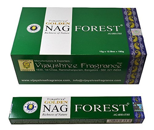 12 cajas de incienso Golden Nag Forest,180 varillas el pack …