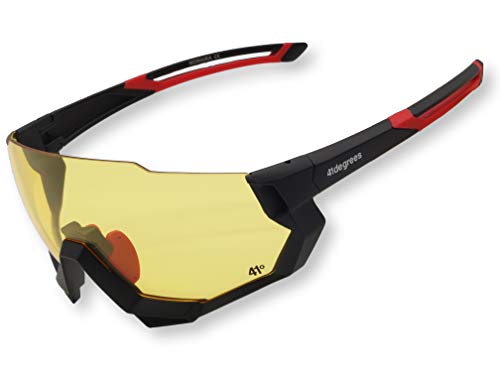 41degrees. Gafas de sol Polarizadas con 3 Lentes Intercambiables UV400. 3 en 1 Gafas de Ciclismo, Running o Esquí con cristales polarizados. Máscara Unisex modelo Moraira