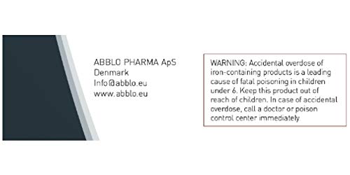 ABBLO Hierro Bisglycinato 25mg. / HIERRO Amino Acids 25mg. 1 tableta al día es suficiente (90 tabletas)