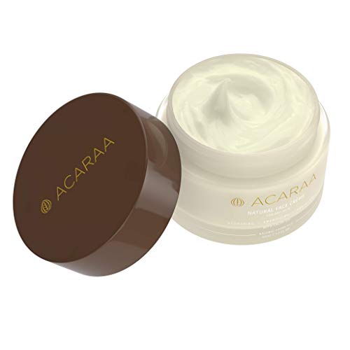 ACARAA Crema Facial Orgánica, Hidratante Natural Para Piel Seca Y Sensible, Crema Facial Anti-Edad Para Mujer, Crema Hidratante Con Aloe Vera Y Aceites Orgánicos, Cosmética Natural De Alemania, 50ml