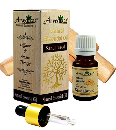 Aceite de madera de sándalo natural puro de 10 ml para cabello, piel, relajación, difusor, aceite de aromaterapia con gotas de India