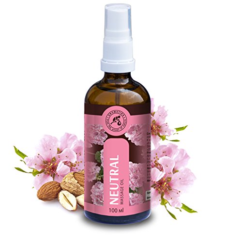 Aceite de Masaje 100ml - 100% Natural con Aceite de Jojoba - Aceite de Almendras - Cosméticos Naturales con Maravilloso Aroma - Aceite de Masaje