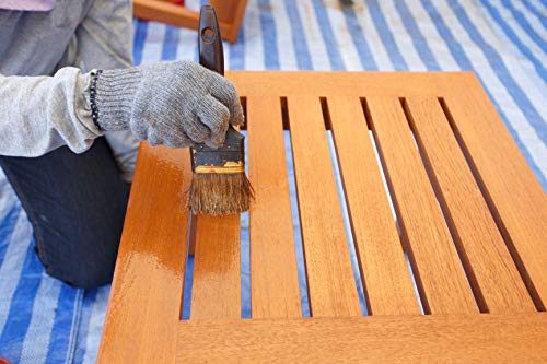 ACEITE TEKA MUEBLES jardín, sillas, mesas, tumbonas, Protección,restauración y cuidado de la madera Teca en intemperie exterio (750ML, TEKA)