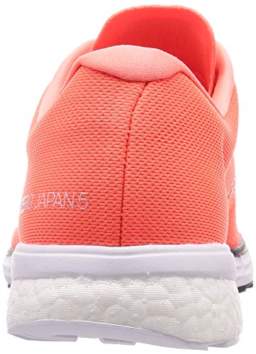 Adidas Adizero Adios 5 m, Zapatillas para Correr para Hombre, Signal Coral/Core Black/FTWR White, 44 EU