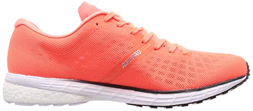 Adidas Adizero Adios 5 m, Zapatillas para Correr para Hombre, Signal Coral/Core Black/FTWR White, 44 EU