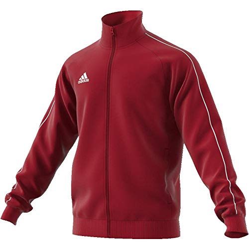 adidas Core18 PES Jkt Chaqueta, Hombre, Rojo (Power Red/White), S