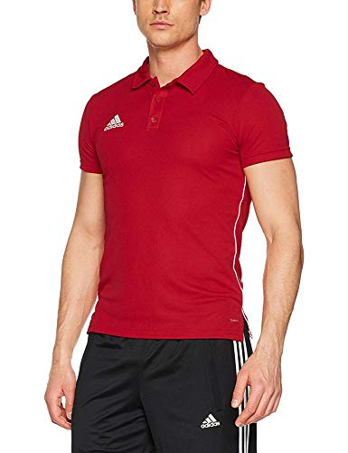 Adidas CORE18 POLO Polo shirt, Hombre, Power Red/ White, 3XL