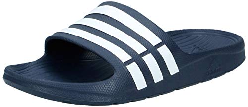 adidas Duramo Slide Chanclas Unisex, Azul (New Navy/White/New Navy), 39 EU (6 UK)