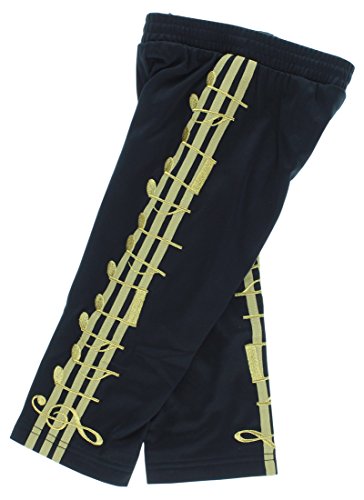 Adidas Jeremy Scott Music Note - Chándal para bebé, color negro, 18 Meses, Negro/Dorado