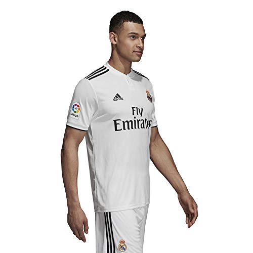 adidas Real Madrid H Camiseta, Hombre, Blanco (Core White/Black), S