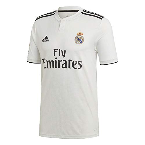 adidas Real Madrid H Camiseta, Hombre, Blanco (Core White/Black), S